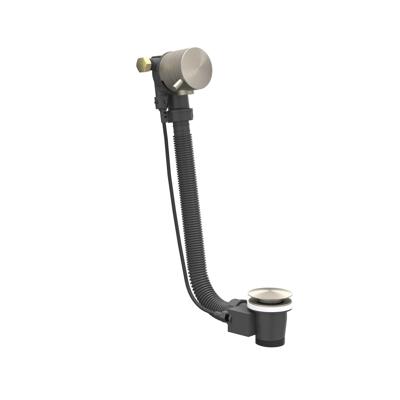 Badoverloop Vulcombinatie IVY Geborsteld Nickel PVD Badoverloop Vulcombinatie IVY Geborsteld Nickel PVD