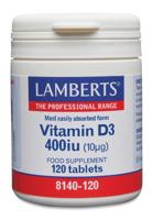 Lamberts Vitamine D3 400IE/10mcg 120 Tabletten - thumbnail