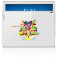 Lenovo Tab P10 Tablet Back Cover Cat Color - thumbnail
