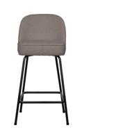 WOOOD Barkruk 'Vogue' Bouclé, kleur Nougat (zithoogte 65cm) - thumbnail