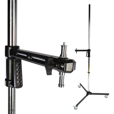 StudioKing heavy duty lampstatief op wielen fpt-3604 220 cm