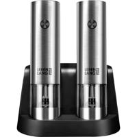 Lebenlang LBL9599 Peper- en zoutmolen Zilver, Zwart 1 stuk(s) - thumbnail