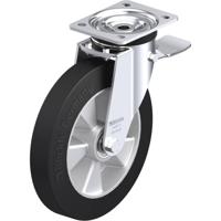 Blickle L-ALEV 250K-3-ST Zwenkwiel met rem Wieldiameter: 250 mm Draagvermogen (max.): 500 kg 1 stuk(s) - thumbnail