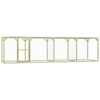 Kippenhok 1,5x6x1,5 m geïmpregneerd grenenhout - thumbnail