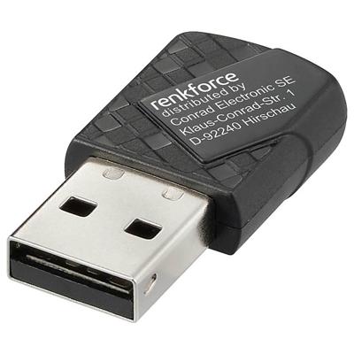 Renkforce RF-WFBTA-200 WiFi/Bluetooth-adapter USB-A 2.0 886 MBit/s