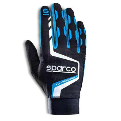 Handschoenen Sparco HYPERGRIP+ 9 Zwart/Blauw
