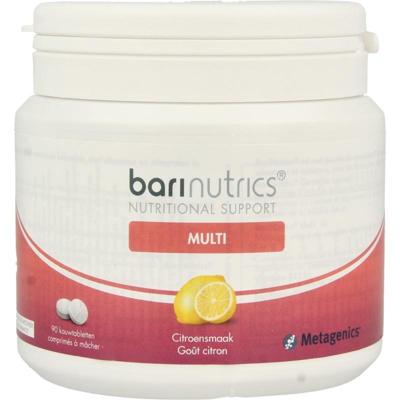 BariNutrics Multi Citroensmaak 90 Kauwtabletten