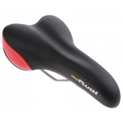 Velo zadel plush sport vl-3011 zwart rood