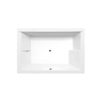 Ligbad Polysan Dupla Inbouw 180x120x54 cm Wit Polysan - thumbnail
