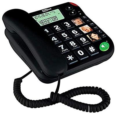 Maxcom KXT480 Teléfono fijo Negro (Black)