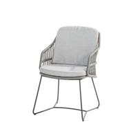 Sempre dining chair Anthracite Silver Grey with 2 cushions | 4 Seasons Outdoor - thumbnail