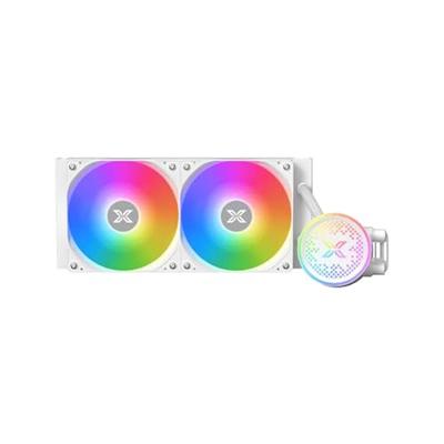 Xigmatek FENIX 240 ARCTIC AIO ARGB CPU vloeibare koeler - LGA 1700/1200/115X en AM5/AM4 beugels, aluminium radiator met hoge dichtheid, MINI ARGB-controller en buisclips inbegrepen