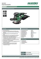 Hikoki SV15YC WBZ EXCENTER SCHUURMACHINE - SV15YCWBZ - thumbnail