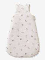 Mouwloze biokatoenen slaapzak* MINIBEDRIJF ecru/grijs - thumbnail