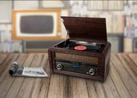 Muse Retro platenspeler – vinyl ontmoet modern met DAB+, CD, USB, cinch, hoofdtelefoonaansluiting en Bluetooth - thumbnail