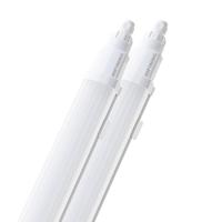 Set van 2 Q-Series LED TL Armaturen 150cm - 48 Watt 5760 Lumen vervangt 192 Watt - 120lm/W - 4000K neutraal wit licht - Gereedschapsloos Koppelbaar - IK08 - IP65 Waterdicht - Tri-proof plafondverlichting - thumbnail