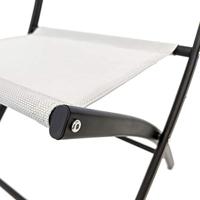 Vouwstoel 43x52x79 cm Wit - thumbnail