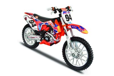 Motorfiets Colorbaby Wrb Ktm Cross 1:18 - thumbnail