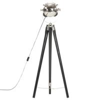 VidaXL Vloerlamp driepoot 97 cm massief mangohout zwart - thumbnail
