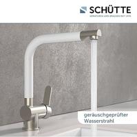 Keukenmengkraan Schutte Rio Hoge Draaibare Uitloop RVS en Mat Zwart - thumbnail