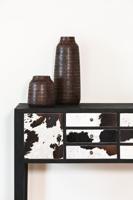 Vaas Home ESPRIT Bruin Zwart Hars Koloniaal 20 x 20 x 48 cm - thumbnail