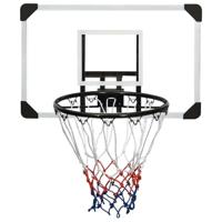 Basketbalbord 71x45x2,5 cm polycarbonaat transparant - thumbnail