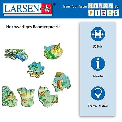 Selecta Larsen legpuzzel dieren - vijver, 50st.