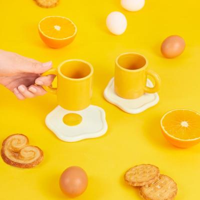 Ei mok en schotel (set van 4)