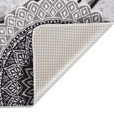 VidaXL Vloerkleed wasbaar anti-slip 160x230 cm meerkleurig