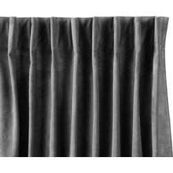 Lifa Living - Fluwelen Gordijnen - 150 x 250 cm - Grijs - Verduisterend