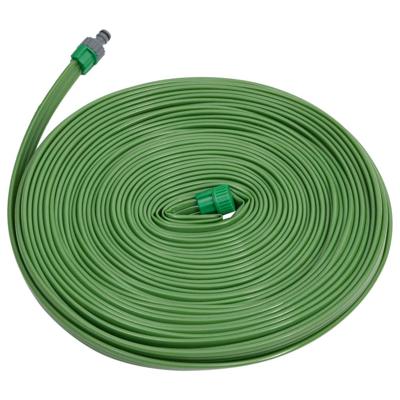 VidaXL Sproeislang 3-pijps pvc 15 m groen