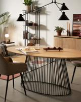 Kave Home Hanglamp 'Dione' 3-lamps, kleur zwart - thumbnail