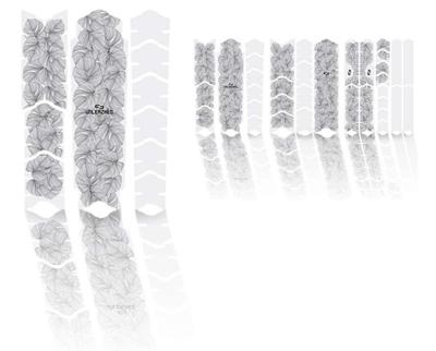 Unleazhed Unscratch - Frame protection film Monstera white matt