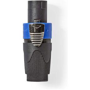 Luidsprekerconnector | Luidspreker 4-pins female | Zwart Luidsprekerconnector | Luidspreker 4-pins female | Zwart