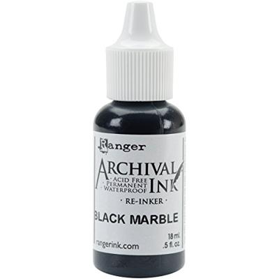 Ranger Ink Ranger • dylusions archival reinkers black marble