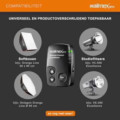 Walimex Pro VE & VC & Newcomer Studioblitz Trigger Flits Trigger, Zwart