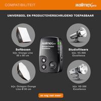Walimex Pro VE & VC & Newcomer Studioblitz Trigger Flits Trigger, Zwart - thumbnail