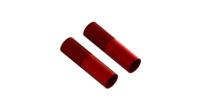 Aluminum Shock Body, 24x88mm (Red) (2) (ARA330577) - thumbnail