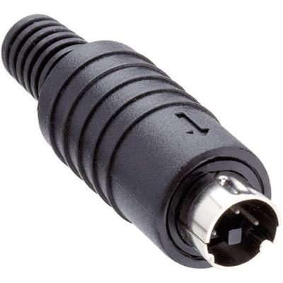 Lumberg MP-371/S8 DIN-connector Stekker, recht Aantal polen: 8 Zwart 1 stuk(s)
