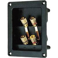 Visaton Dubbele aansluitterminal BT 95/75 1 stuk(s) - thumbnail