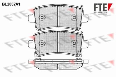 Remblokken set BL2602A1
