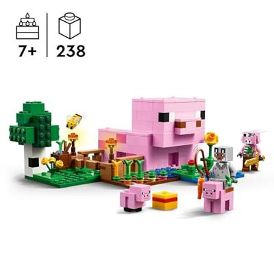 LEGO Minecraft 21268 Knorretjeshuis - Bouwspel voor meisjes vanaf 7 jaar - thumbnail
