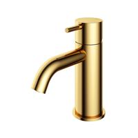 Hotbath Cobber Wastafelkraan Gepolijst Messing PVD CB003C - thumbnail