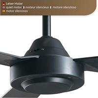 Beacon Plafondventilator zwartCalypso Ø 122cm IP20 - 213017 - thumbnail