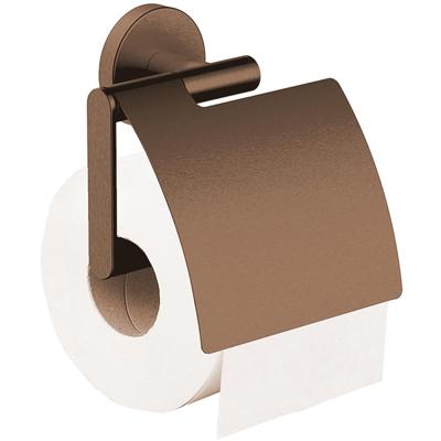 Wiesbaden Alonzo Toiletrolhouder met Klep - Brons Koper