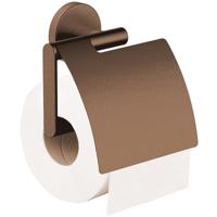 Wiesbaden Alonzo Toiletrolhouder met Klep - Brons Koper - thumbnail