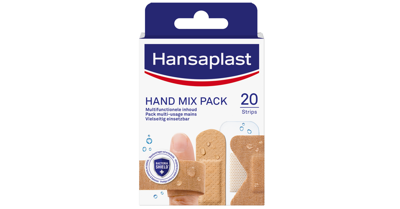 Hansaplast Hand mix pack pleisters 20 Stuks