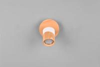 Trio Plafondlamp hout met witAruni - 801170131 - thumbnail
