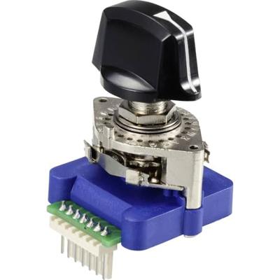 TRU COMPONENTS TC-12830252 Draaischakelaar 5 V/DC, 25 V/AC, 50 V/AC 0.5 A 1 x 30 ° 1 stuk(s)