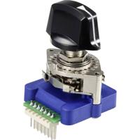 TRU COMPONENTS TC-12830252 Draaischakelaar 5 V/DC, 25 V/AC, 50 V/AC 0.5 A 1 x 30 ° 1 stuk(s) - thumbnail